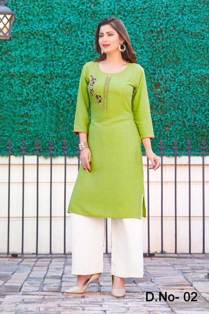 Rayon Beauty Wholesale Kurti Catalog Set Rayon Beauty Wholesale Kurti Catalog Set